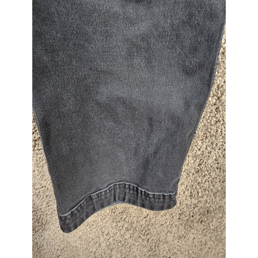 Duluth Trading Co Flex Fire Hose Black Cargo Canvas Pants Men's 42x32 (41x30) - Picture 3 of 16